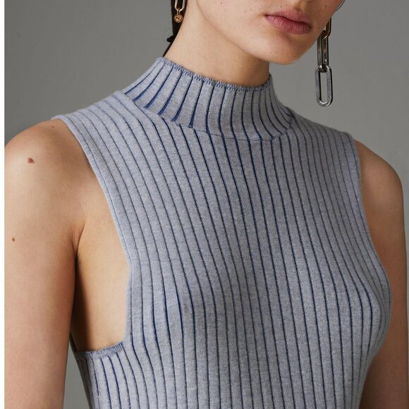 NWT Burberry Cashmere Silk Knit Tank Top | Workwear, Date Night, Layering - Picture 6 of 12
